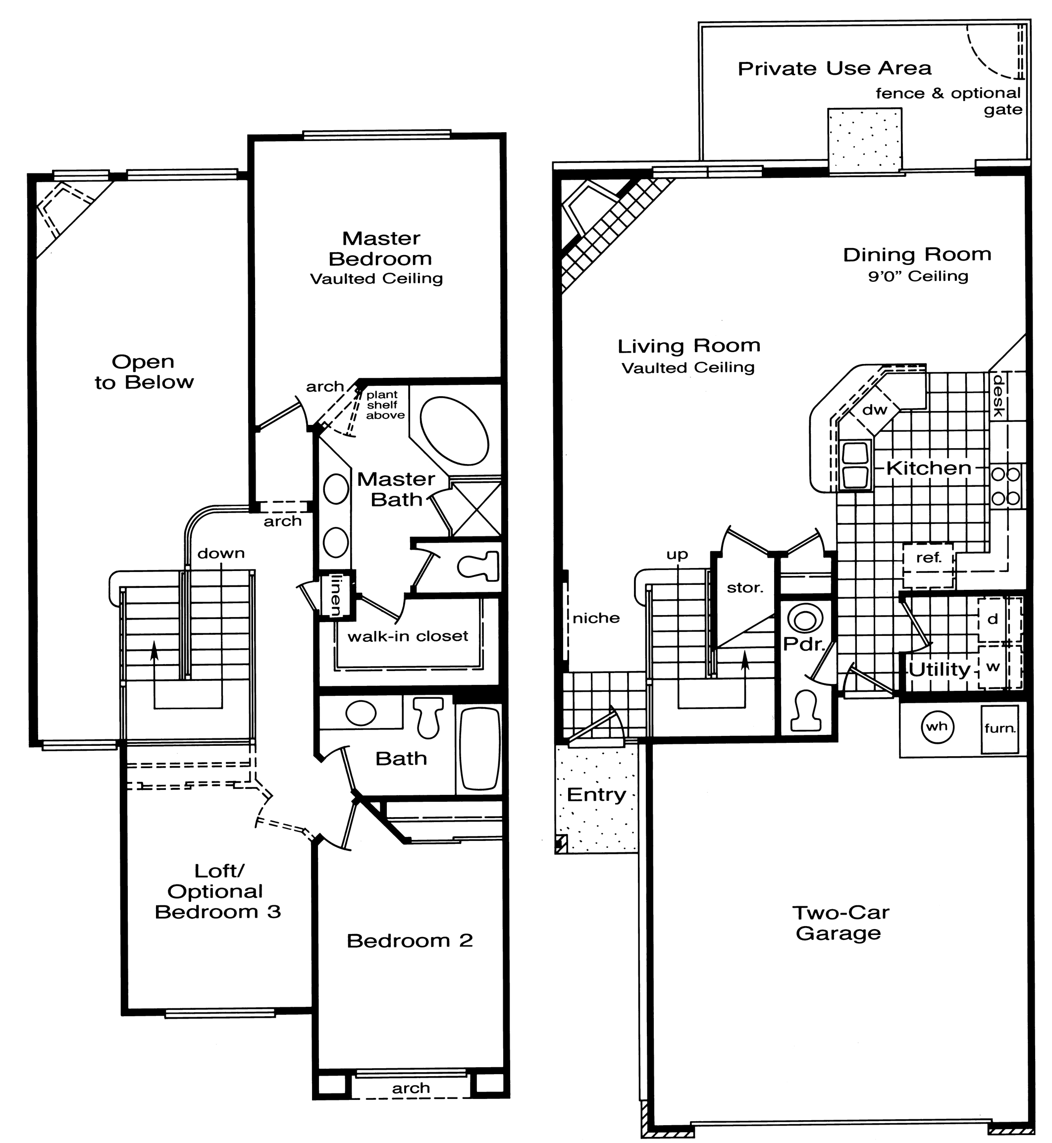 Cottage Grove, Aurora Condos and Townhomes Floorplan Willow